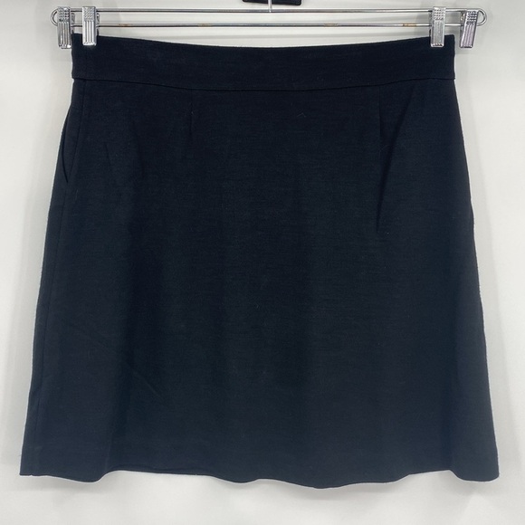 J.‎ Jill A-Line Skirt Womens Size Large Black Pleated Front Stretch Pull-on Mini - Picture 3 of 8